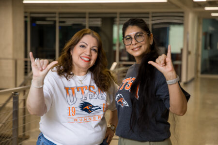 Magda Zuniga (L) and Ruby Ray (R)