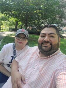 Roger Ruiz and his wife