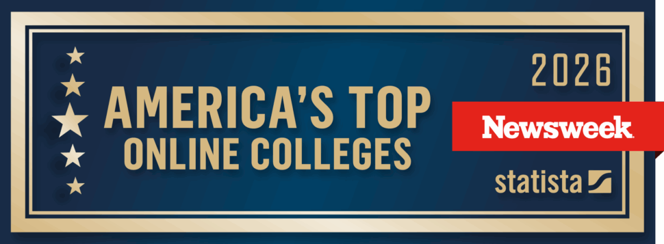Digital Badge for UT San Antonio Online's award as one of 2026 America's Top Online Colleges by Newsweek and Statista.