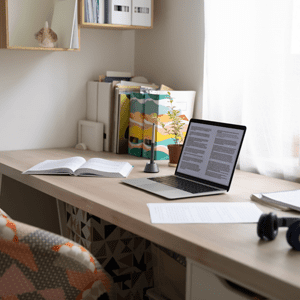 Home workspace for online learning